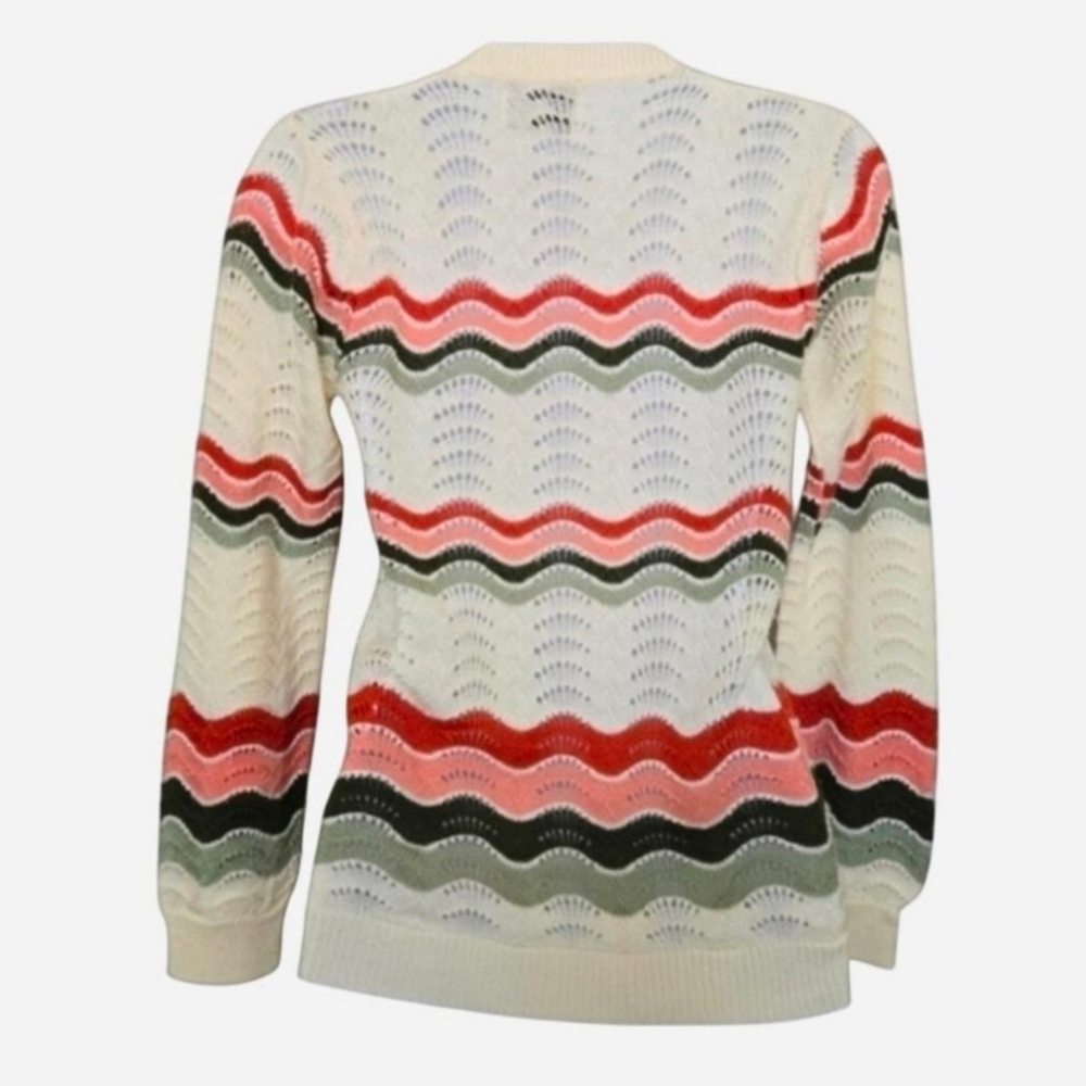 Vintage 90s Rosanna Knit Crewneck Sweater size small - Picture 4 of 12